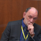 Dr. David Fowler, a retired forensic pathologist and former chief medical examiner for the state of Maryland is questioned by prosecutor Jerry Blackwell
